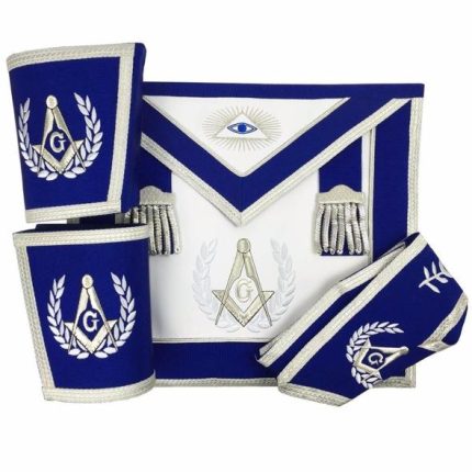 Masonic apron, Masonic Machine emb apron, masonic regalia, freemason regalia, freemason aprons,