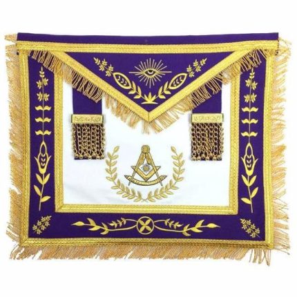 Masonic apron, Masonic Machine emb apron, masonic regalia, freemason regalia, freemason aprons,