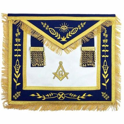 Masonic apron, Masonic Machiine emb apron, masonic regalia, freemason regalia, freemason aprons,