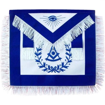 Masonic apron, Masonic Machine emb apron, masonic regalia, freemason regalia, freemason aprons,