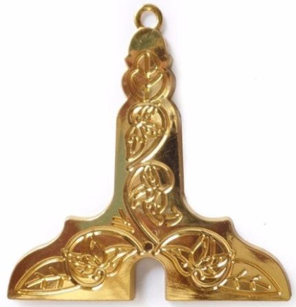 Masonic Gold SW Collar Jewel - Senior Warden-masonic regalia-masonic jewels