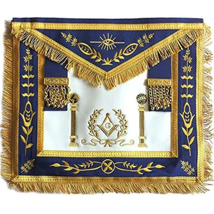 Masonic apron, Masonic Machine emb apron, masonic regalia, freemason regalia, freemason aprons,