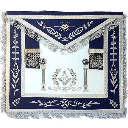 Masonic apron, Masonic Machine emb apron, masonic regalia, freemason regalia, freemason aprons,