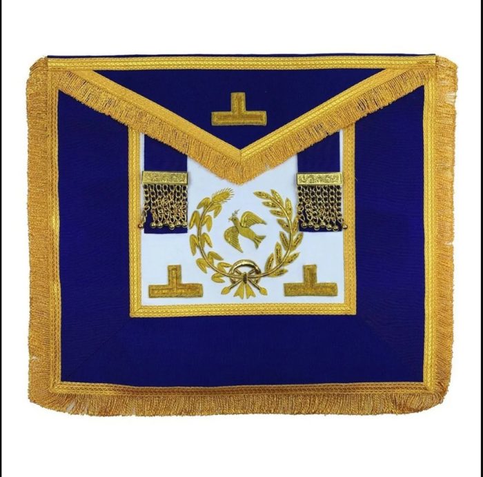 Masonic apron, Masonic hand emb apron, masonic regalia, freemason regalia, freemason aprons,