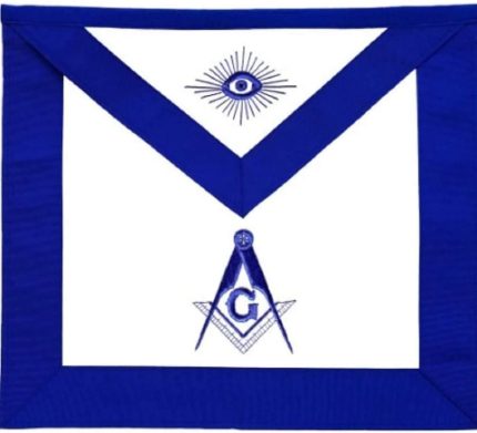 Masonic apron, Masonic hand emb apron, masonic regalia, freemason regalia, freemason aprons,