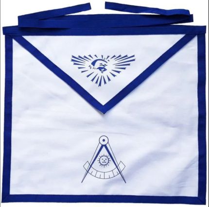 Masonic apron, Masonic Machiine emb apron, masonic regalia, freemason regalia, freemason aprons,