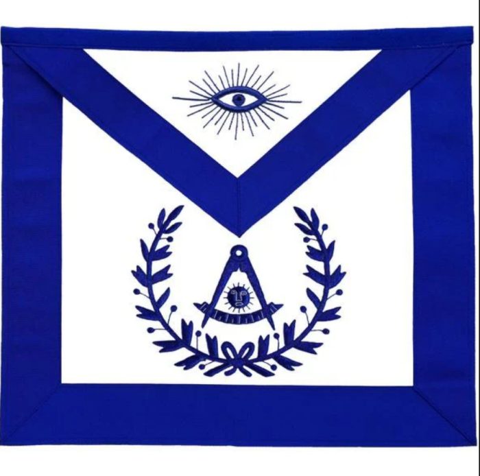 Masonic apron, Masonic Machine emb apron, masonic regalia, freemason regalia, freemason aprons,