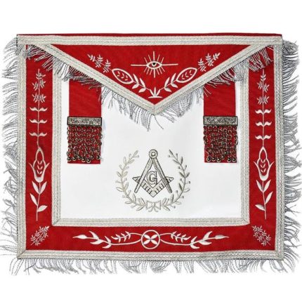 Masonic apron, Masonic Machine emb apron, masonic regalia, freemason regalia, freemason aprons,