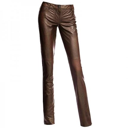 Women Fashion Leather Pant