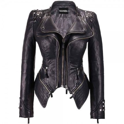 Women Fashion Leather Jacket