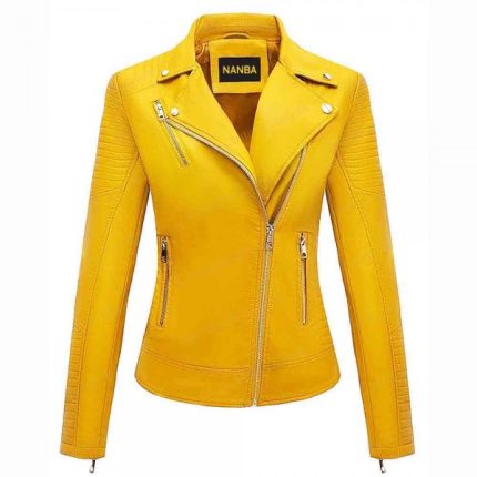 Women Fashion Leather Jacket