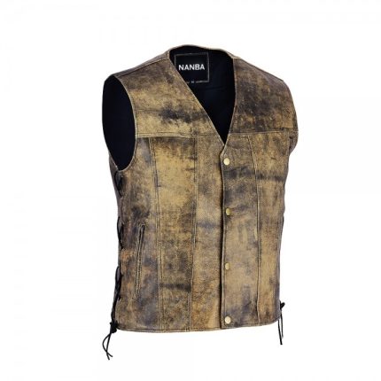 Motorbike Leather Vest