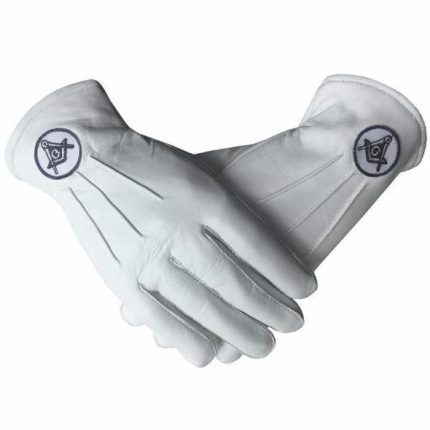 Masonic Soft Leather Gloves