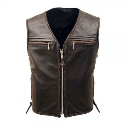 Motorbike Leather Vests