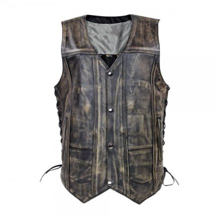 Motorbike Leather Vests