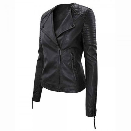 Women Fashion Leather Jacket