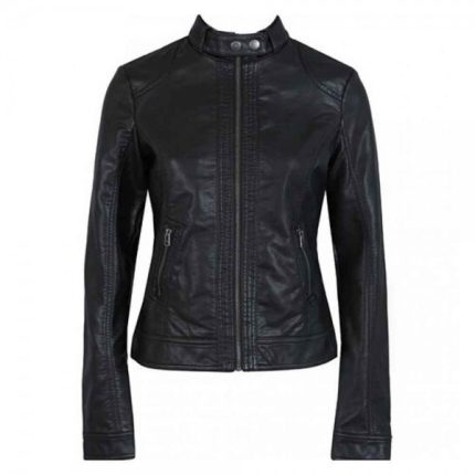 Women Fashion Leather Jacket