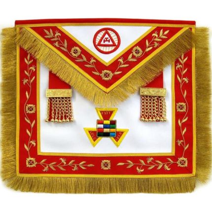 Masonic apron, Masonic hand emb apron, masonic regalia, freemason regalia, freemason aprons,