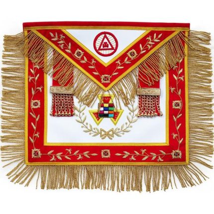 Masonic apron, Masonic hand emb apron, masonic regalia, freemason regalia, freemason aprons,