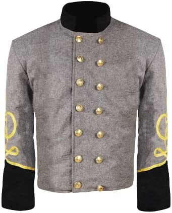 Civil War 3 Braid Double Breast Shell Jacket - All Sizes Available