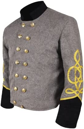 Civil War 3 Braid Double Breast Shell Jacket - All Sizes Available