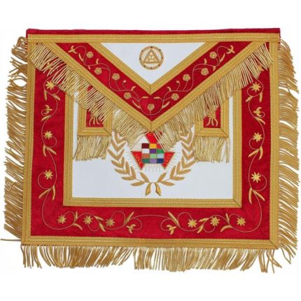 Masonic apron, Masonic hand emb apron, masonic regalia, freemason regalia, freemason aprons,