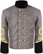 Civil War 2 Braid Double Breast Shell Jacket - All Sizes Available