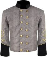 Civil War 1 Braid Double Breast Shell Jacket - All Sizes Available