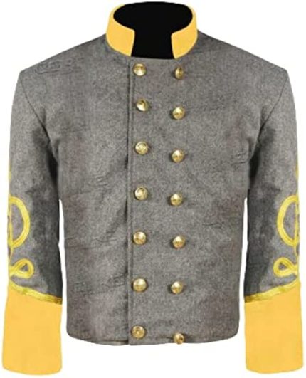 Civil War Confederate 4 braid Shell Jacket - All Sizes Available