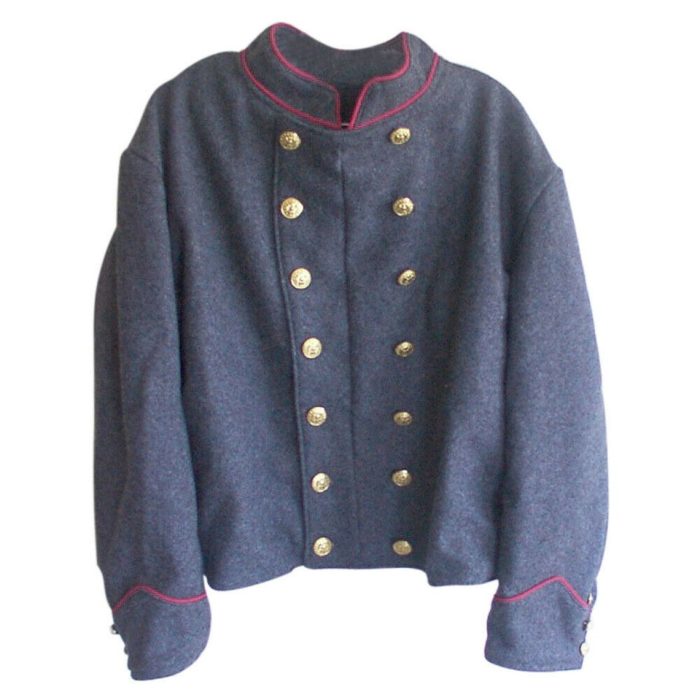 Civil War Confederate Artillery Shell Jacket - All Sizes Available