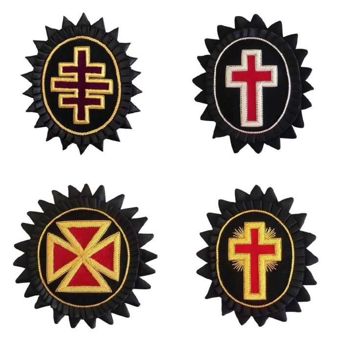 Knights Templar Rosettes