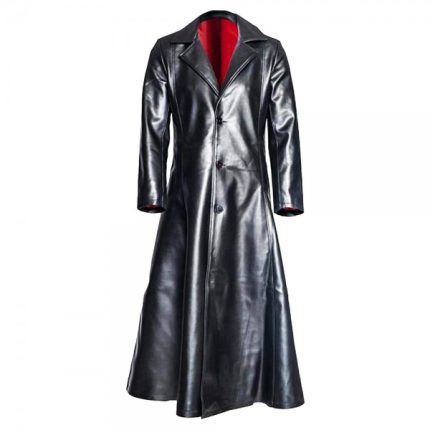 Leather Fashion Long Coat