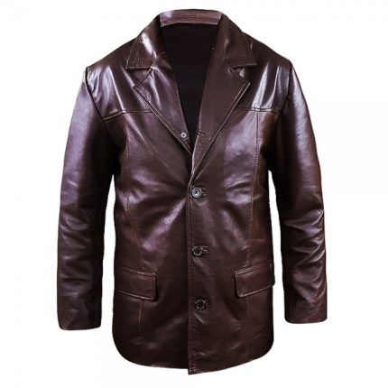 Leather Fashion Long Coat