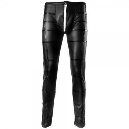 Men Leather Fashion Pants