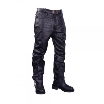 Men Leather Fashion Pants