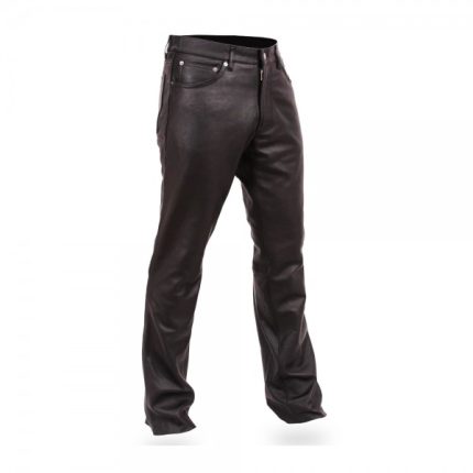 Men Leather Fashion Pants