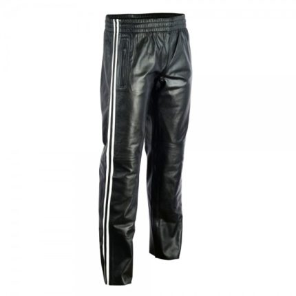 Men Leather Fashion Pants