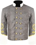 Civil War Off White 3 Braid Double Breast Shell Jacket - All Sizes Available