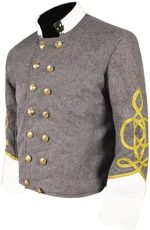 Civil War Off White 3 Braid Double Breast Shell Jacket - All Sizes Available