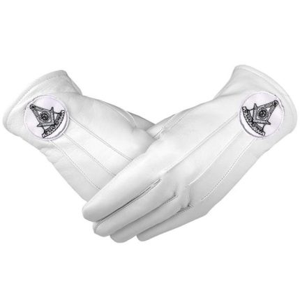 Masonic Soft Leather Past Master Gloves