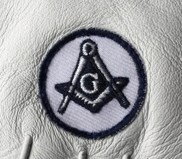 Masonic Soft Leather Gloves