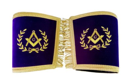 Masonic Gauntlets Cuffs -Masonic Regalia Gauntlets