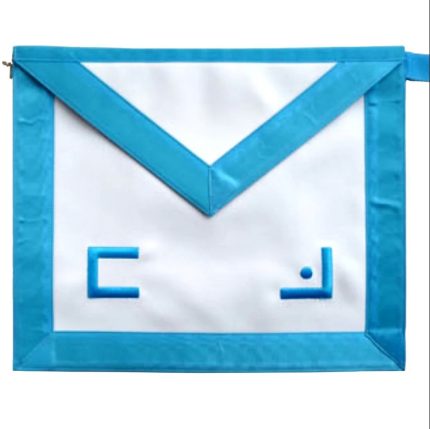 Masonic apron, Masonic hand emb apron, masonic regalia, freemason regalia, freemason aprons,