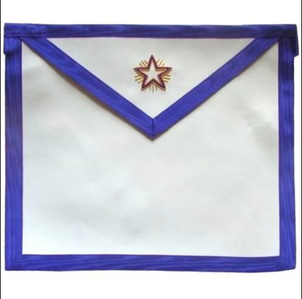 Masonic apron, Masonic hand emb apron, masonic regalia, freemason regalia, freemason aprons,