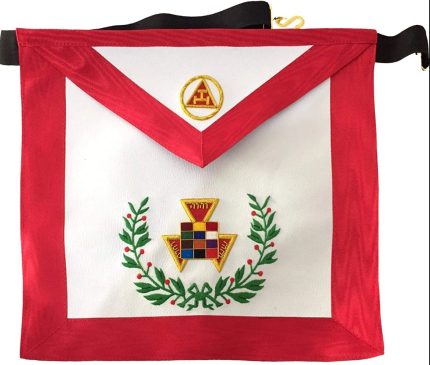 Masonic apron, Masonic hand emb apron, masonic regalia, freemason regalia, freemason aprons,