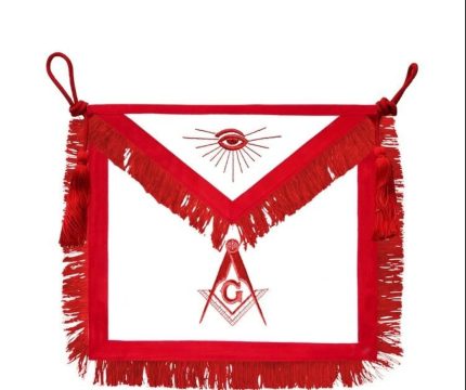 Masonic apron, Masonic hand emb apron, masonic regalia, freemason regalia, freemason aprons,