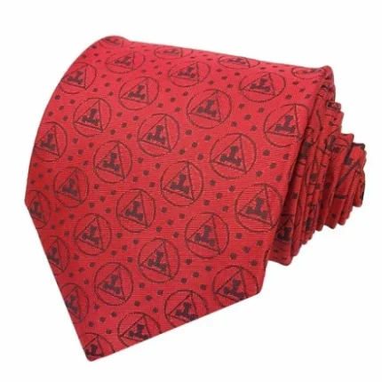 Masonic Royal Arch Red Tie