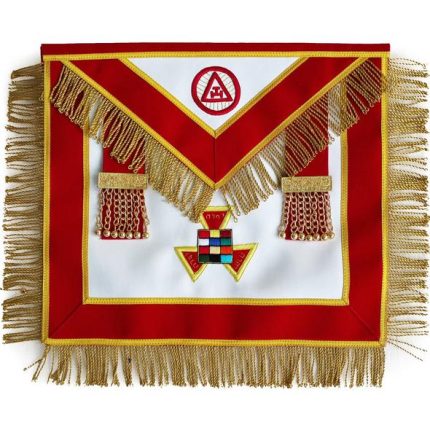 Masonic apron, Masonic hand emb apron, masonic regalia, freemason regalia, freemason aprons,