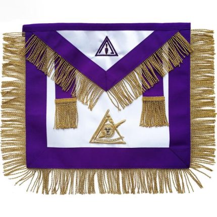 Masonic apron, Masonic hand emb apron, masonic regalia, freemason regalia, freemason aprons,