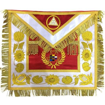 Masonic apron, Masonic hand emb apron, masonic regalia, freemason regalia, freemason aprons,